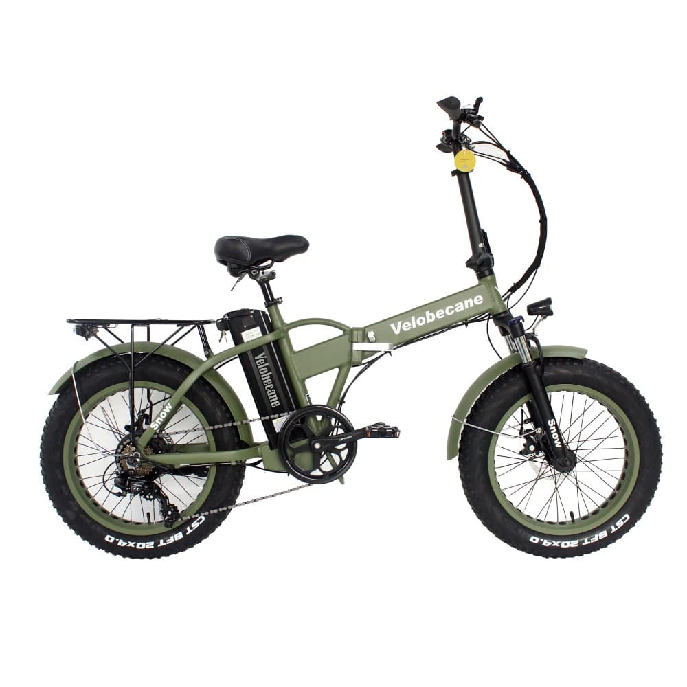 Vélo électrique pliant fatbike velobecane Snow – Image 5